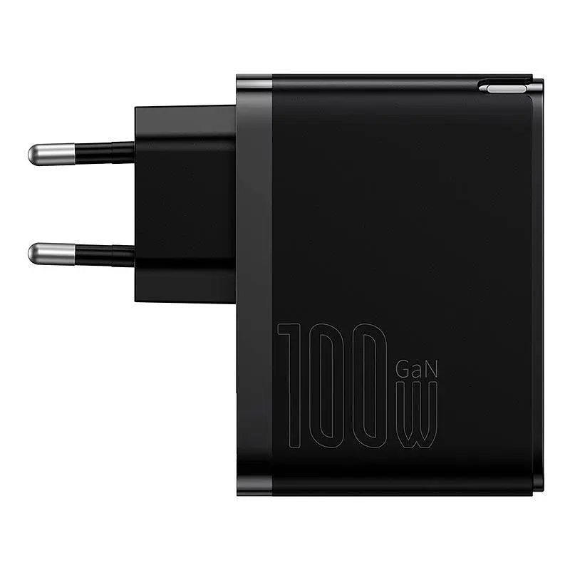 Адаптер мережевий Baseus Type-C to Typc-C cable Gan5 Pro Fast Charger |1USB/1Type-C, PD/QC, 100W/3A| (CCGP090202) - фото 2