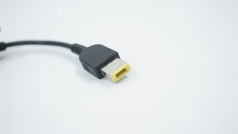 Блок живлення для ноутбука Lenovo 20V, 3.25A, 65W, USB+pin (Square 5 Pin DC Plug), чорний, Прямокутний - фото 2