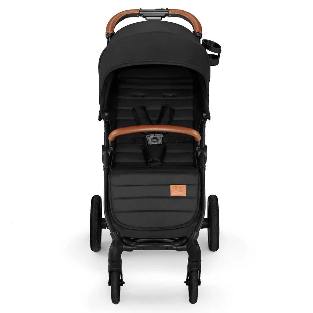 Прогулочная коляска Kinderkraft Grande LX Black - фото 4