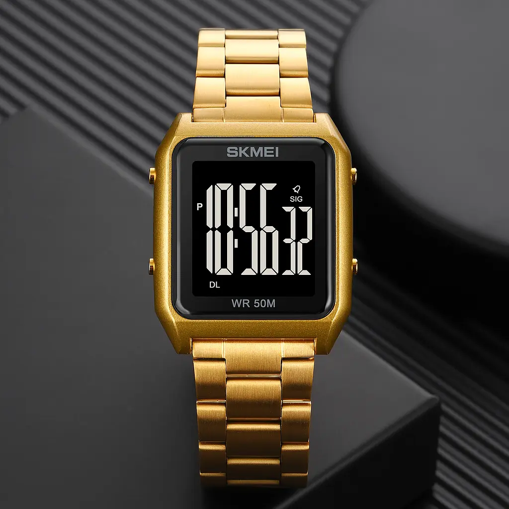 Наручний годинник 1879GD Gold Skmei acs0030505 - фото 4