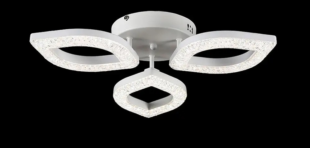 Люстра стельова LED Splendid Ray L2721/3, 60W, білий, з пультом, сучасний стиль, 48 см - фото 4