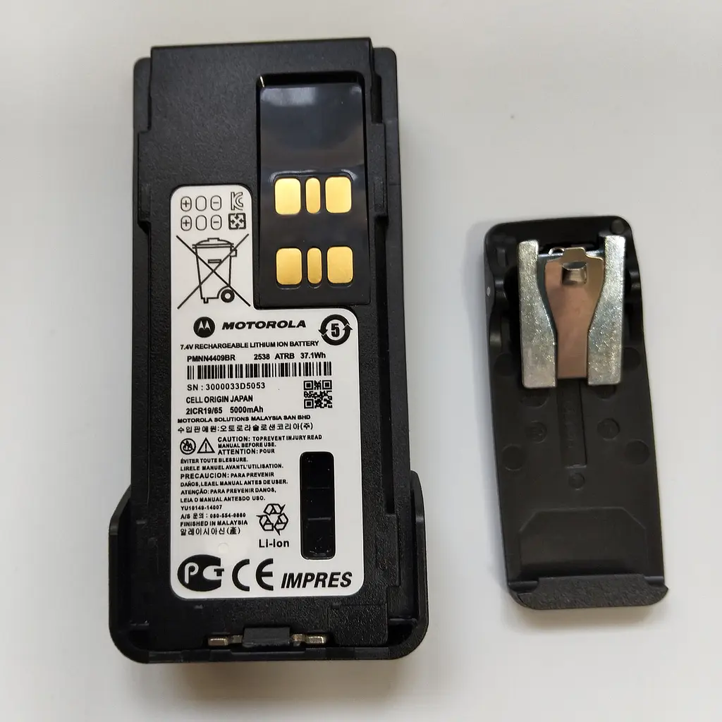 Акумулятор для Рації Motorola DP4400 5000 mAh з USB-C Батарея на Радіостанцію Моторола DP4800 DP4600 DP4400e + кліпса - фото 3