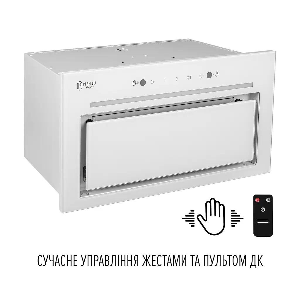 Витяжка повновбудована PERFELLI DESIGN FILINI 5 BIANCO - фото 6