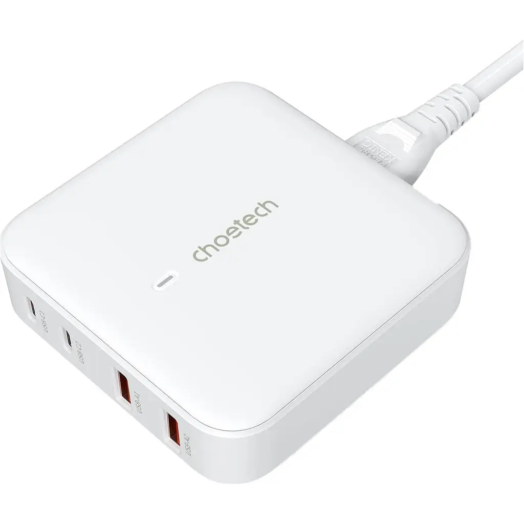 Зарядное устройство Choetech PD8008-EU-WH, 2 USB-A / 2 USB-C (PD8008-EU-WH) - фото 2