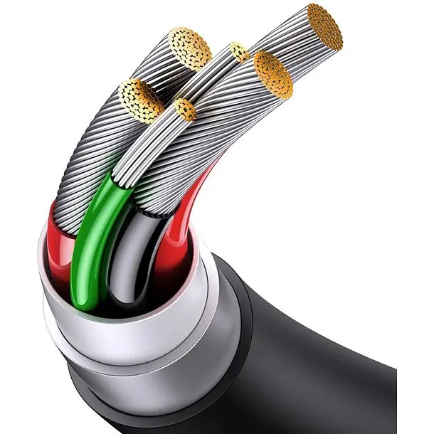 Кабель Baseus Superior Series SUPERVOOC Fast Charging USB-A to USB-C 65W 1m Black (CAYS000901) [95488] - фото 4