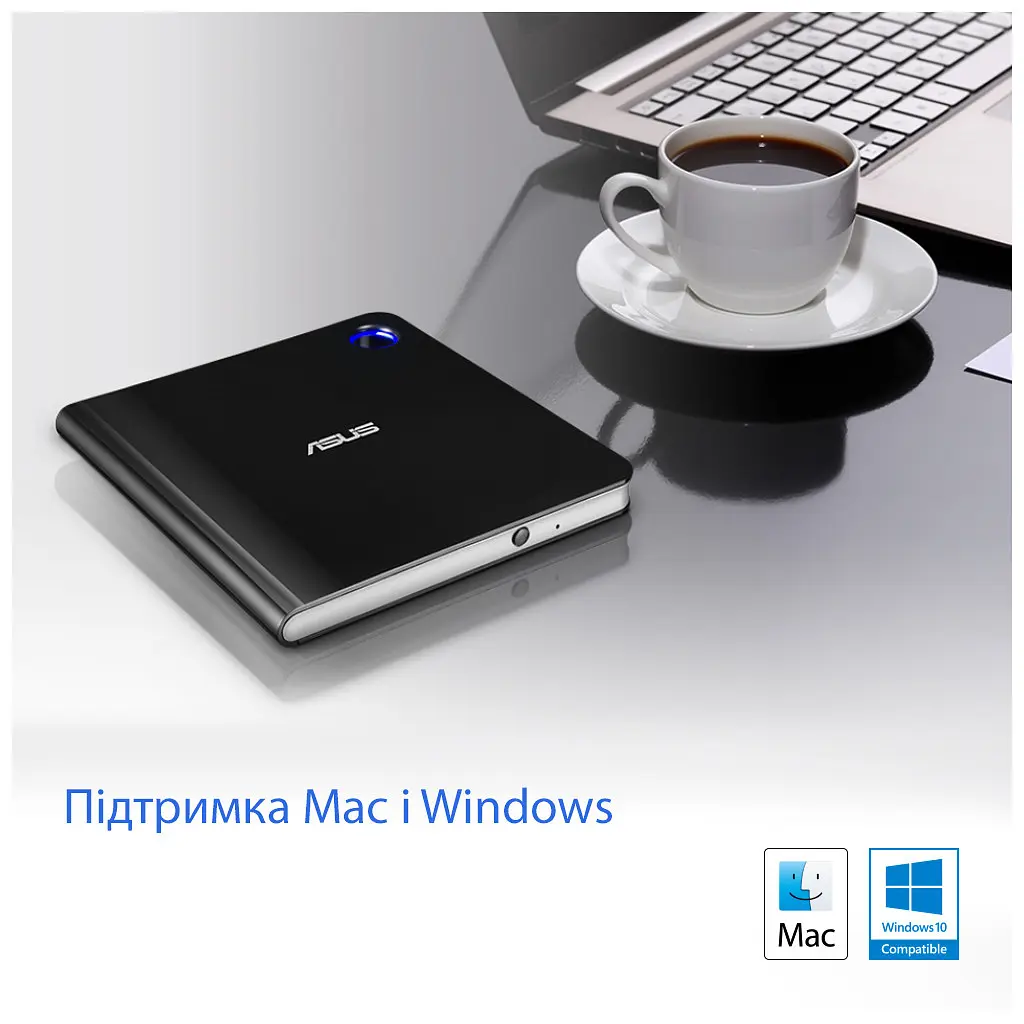 Оптичний привід Blu-Ray ASUS SBW-06D5H-U/BLK/G/AS (90DD02G0-M29000) - фото 6