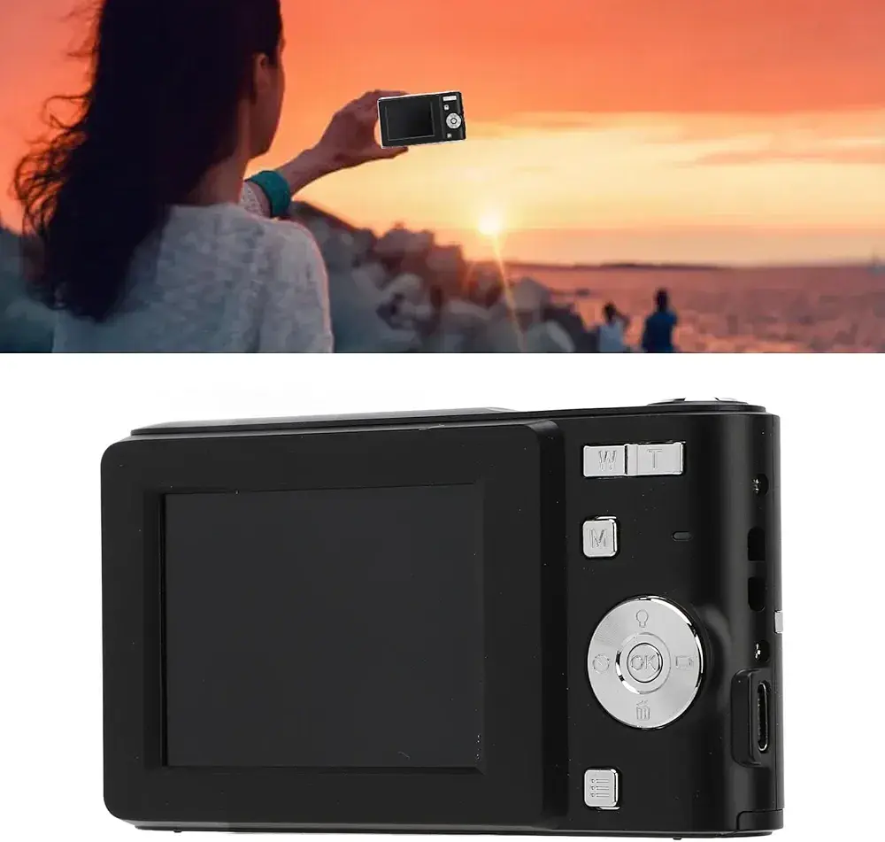 Дитячий цифровий фотоапарат FHD 1080P 50 МП з 16× зумом, картою 32 ГБ та 2 акумуляторами - фото 2