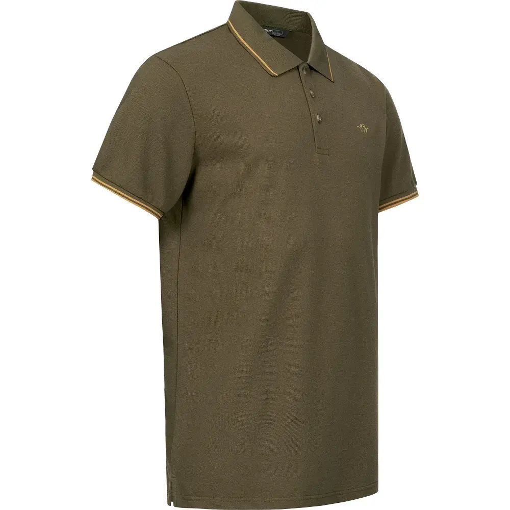 Теніска поло Blaser Active Outfits Polo Shirt 22 L Dark olive - фото 4