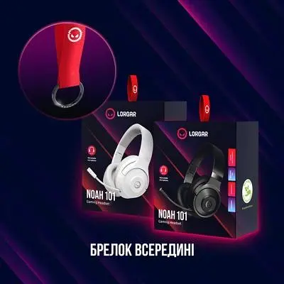 Наушники Lorgar Noah 101 Gaming 3.5 мм White (LRG-GHS101W) - фото 9