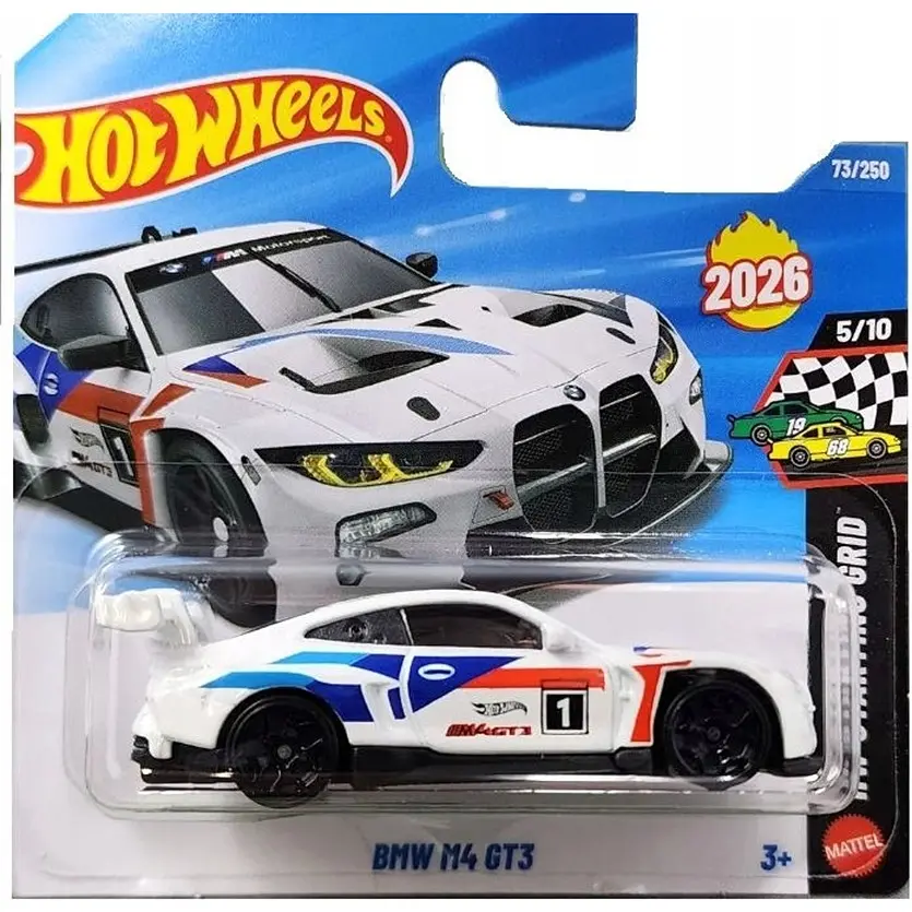 Базова машинка Hot Wheels HW Starting Grid BMW M4 GT3 біла (5785) JNG69-N521