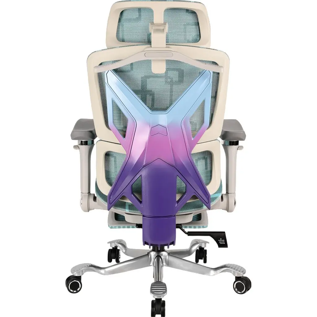Геймерське крісло GT Racer X-900 Gray/Violet/Blue [174675] - фото 6