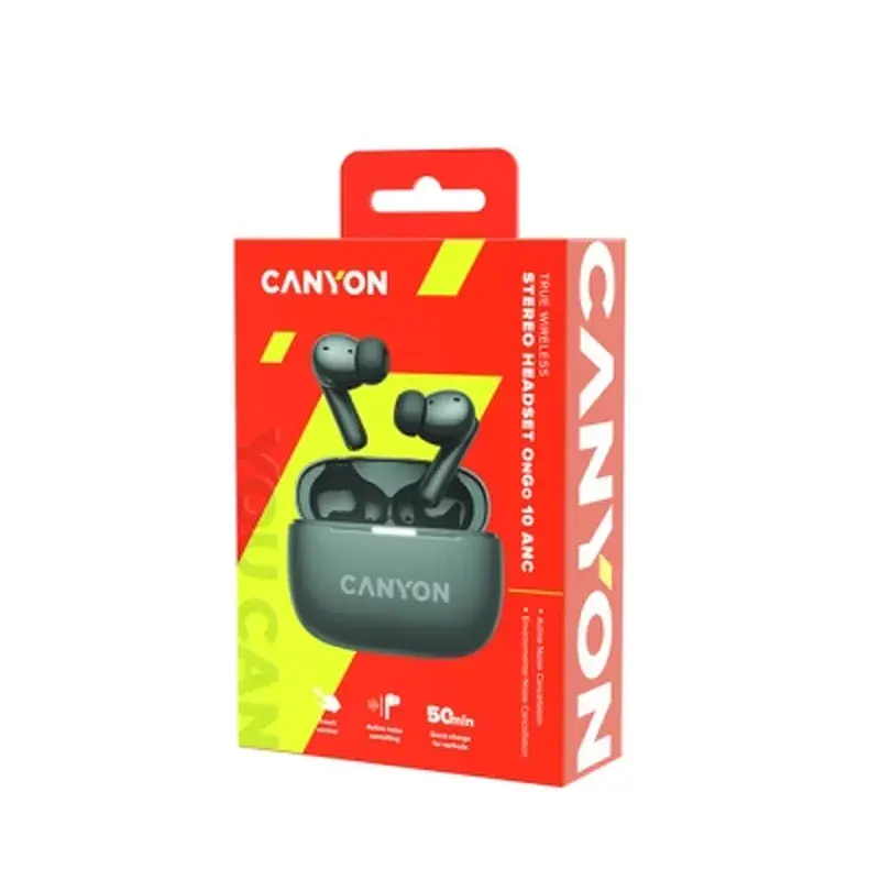 Навушники Canyon TWS-10 OnGo ANC ENC Graphite (CNS-TWS10B) - фото 6