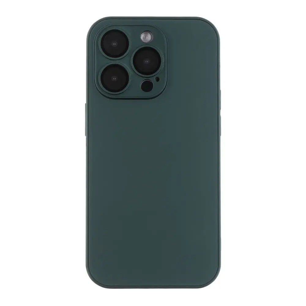 Чохол-накладка скляний матовий із захистом камери Matte AG-Glass Apple iPhone 14 Pro Green