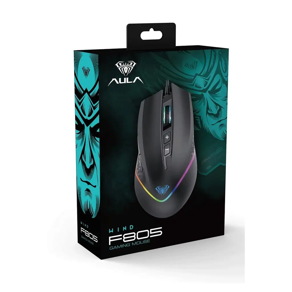 Миша Aula F805 Wired gaming USB Black (6948391212906) - фото 6