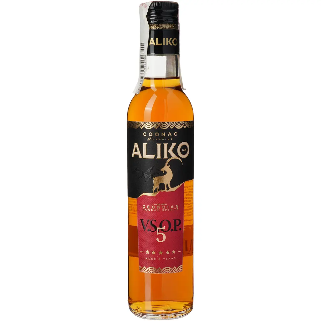 Коньяк України Aliko 5 зірок C&W 40% 0.25 л
