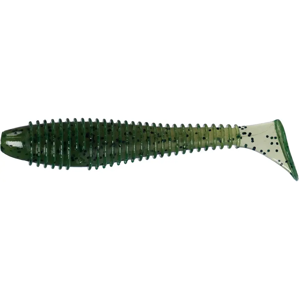 Силікон X-Fish Guddi Fat 4" Olive Black Flake (4шт/уп)