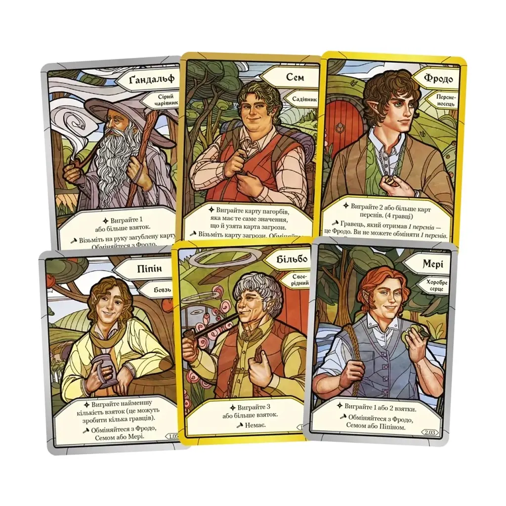 Настільна гра Geekach Games Братство Персня. Карткова гра (The Fellowship of the Ring The Trick Taking Game) (укр.) (GKCH224fs) - фото 3