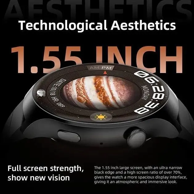 Смарт-часы Howear Watch 4 Pro Amoled+IP67 Grey - фото 5