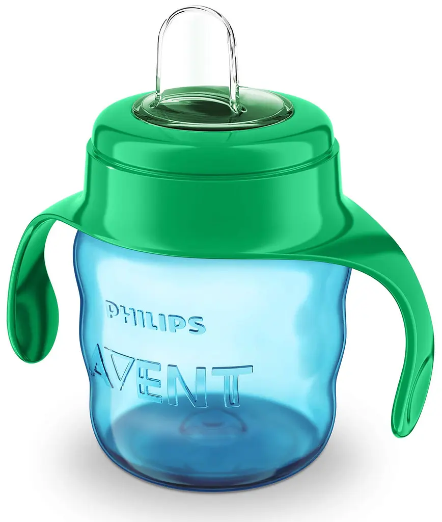 Уцінка. Чашка-непроливайка Philips Avent з м'яким носиком 6+ міс. 200 мл блакитна (SCF551/05)  - фото 2