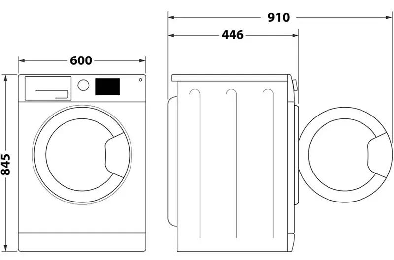 Пральна машина автоматична Indesit IM 600 MY TIME UA (7081494) - фото 5