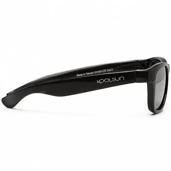 Детские солнцезащитные очки Koolsun Wave 3+ черные (KS-WABO003) - фото 2