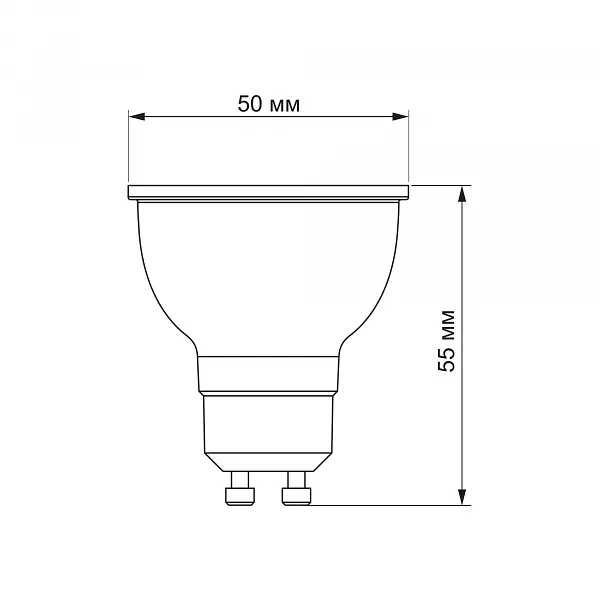 LED лампа VIDEX MR16eL 7W GU10 4100K - фото 3