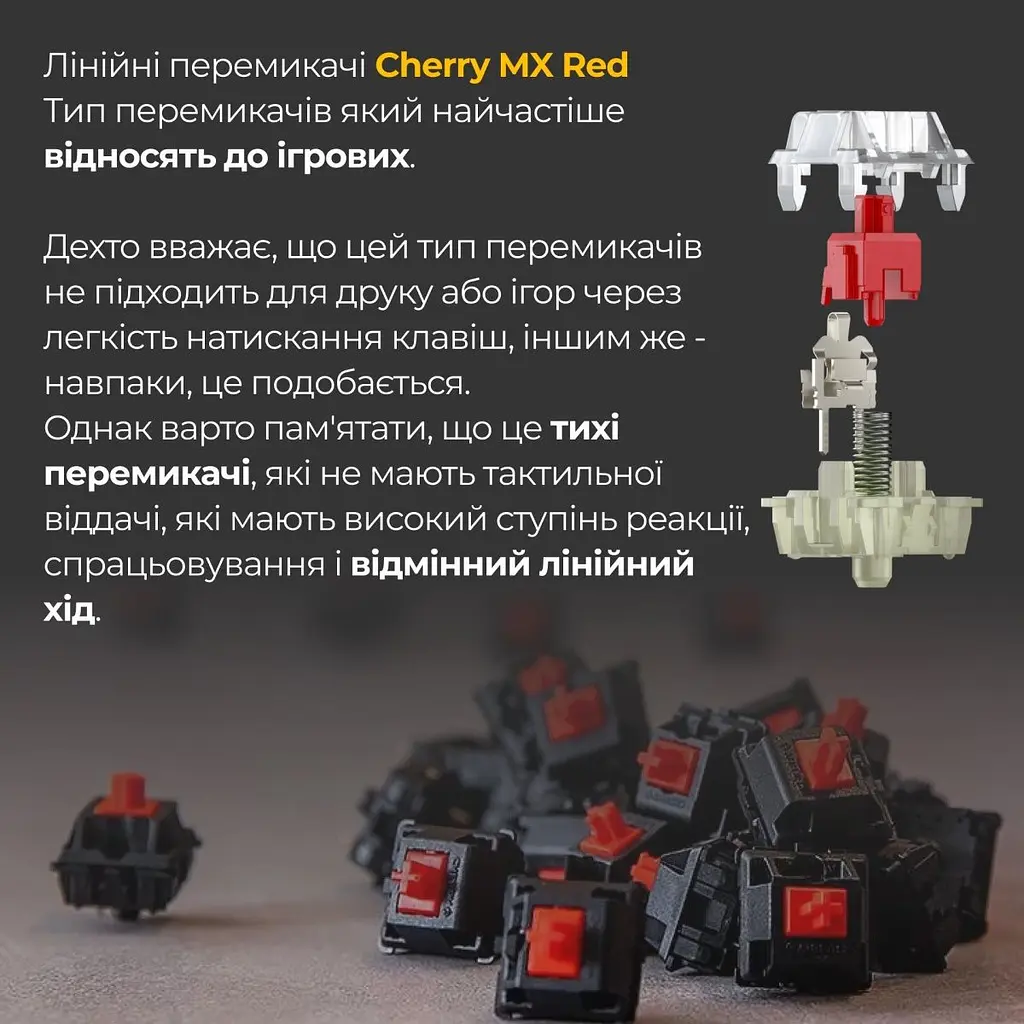 Клавиатура Ducky One 3 Cherry MX Red Matcha Cream DKON2108-RUAPXМAEGGC1 UA [126106] - фото 12