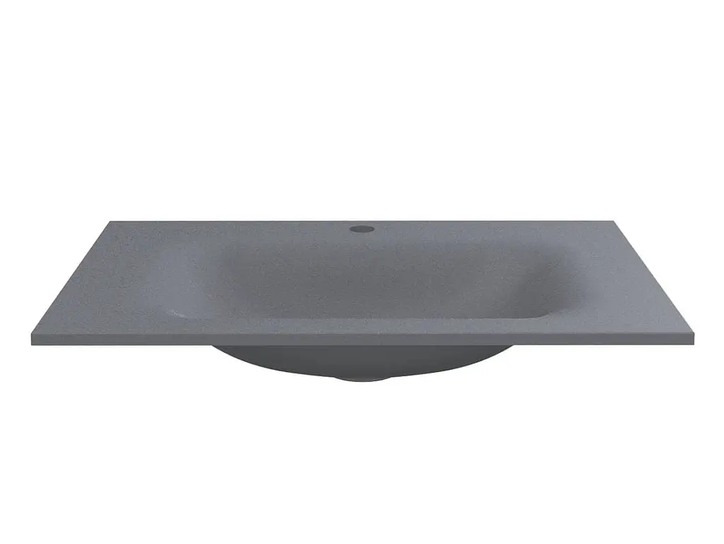 Умивальник Miraggio JESSEL 700 GRAY (0001465) Mirasoft, Матовий, Накладний/Врізний, Сірий - фото 3