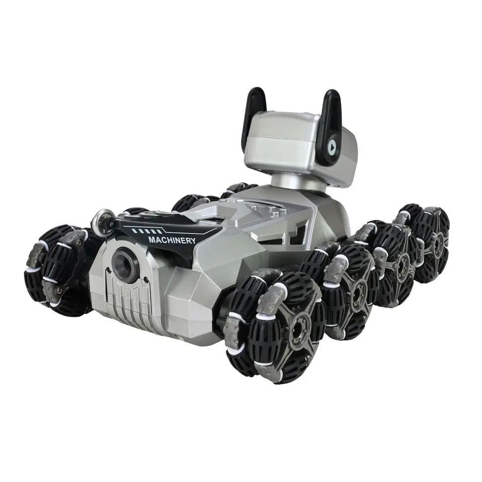 Детская игрушка на радиоуправлении "Собака" Bambi 1028(Silver) световые и звуковые эффекты - фото 3