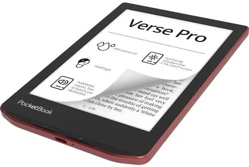 Електронна книга 6" Verse Pro, Passion Red, WiFi, 1448x1072 (E Ink Carta) PocketBook teh0028664 - фото 6