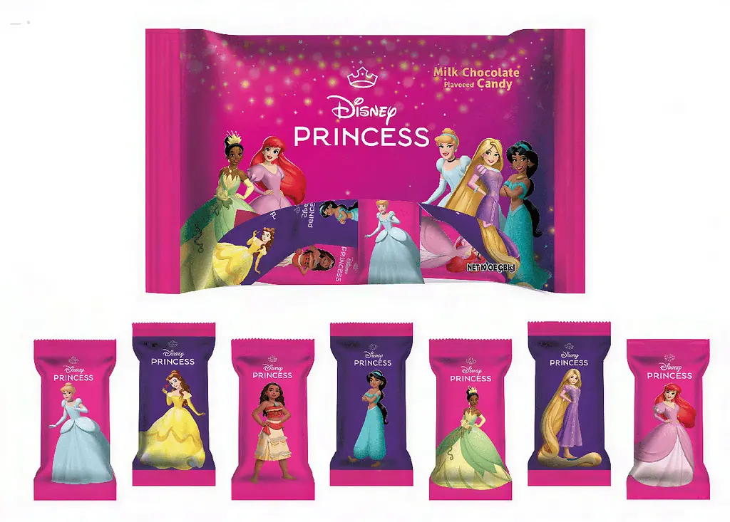 Шоколадний батончик Palmer Disney Princess Mini Chocolate Bar 1 шт - фото 2