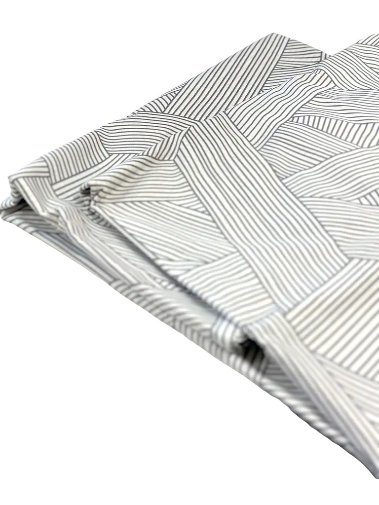 Простыня МВМ My Home Петрикор 230х160 см серая с принтом (BL-FS-13 GRAY/PRINT) - фото 9