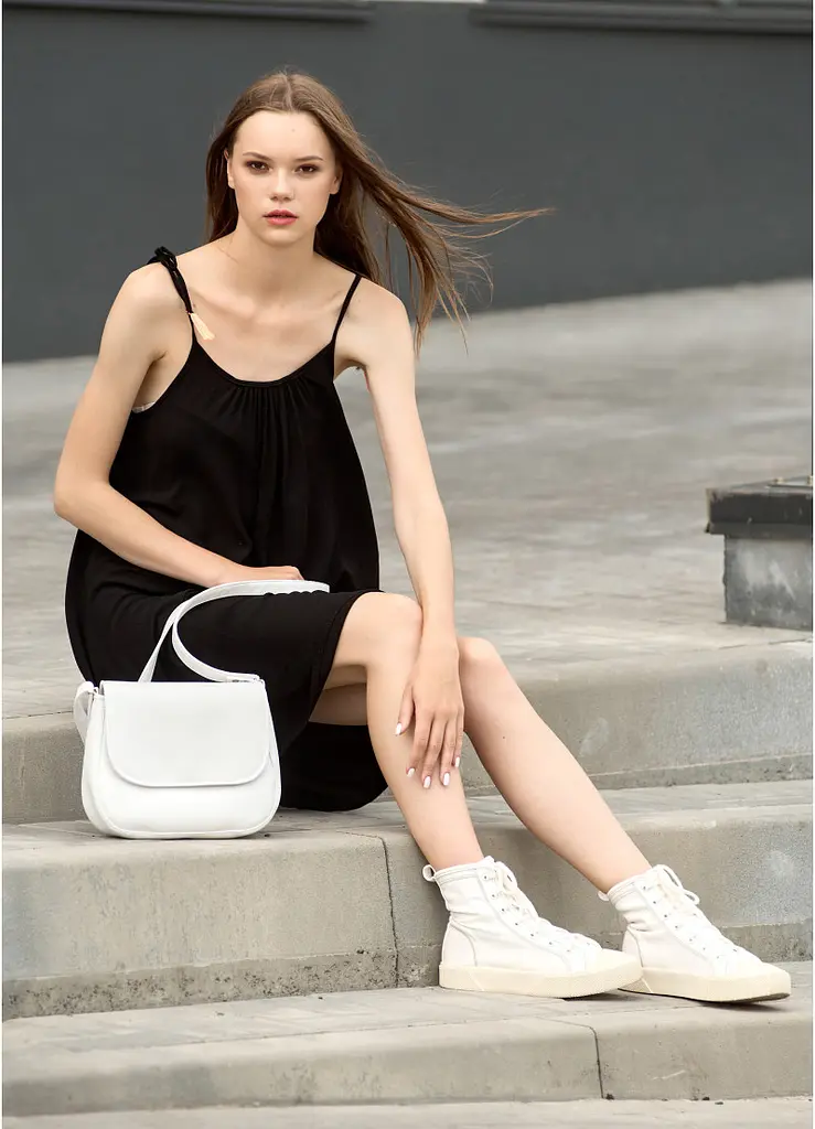 Сумка кросбоді Sambag Rose BZN білий 20 х 24 х 7 см (94000008) - фото 5