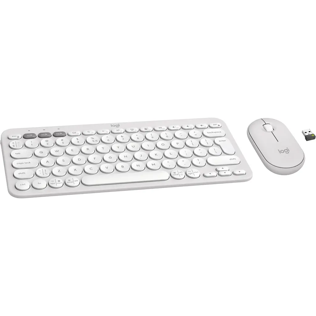 Комплект (клавіатура + миша) Logitech Pebble 2 Combo White (920-012240) UA [141509] - фото 2