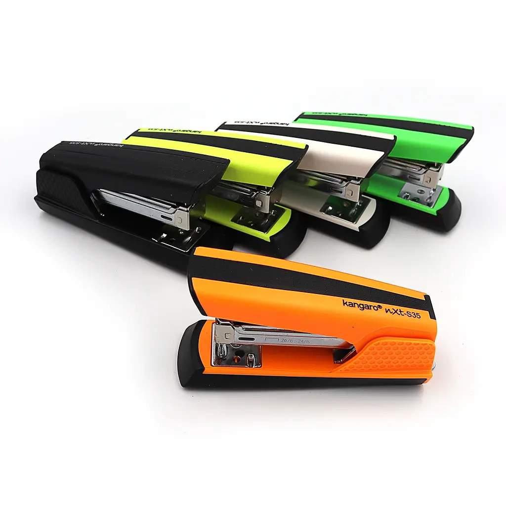 Степлер Kangaro №24/6, 30 аркушів, глибина 42 мм, антистеплер, пластиковий корпус, 35-NXTS - фото 2