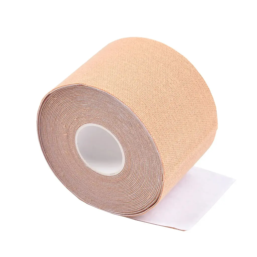 Кінезіо тейп стрічка Kinesiology Tape 5 м × 5 см, еластична тейп-лента для тіла - фото 5