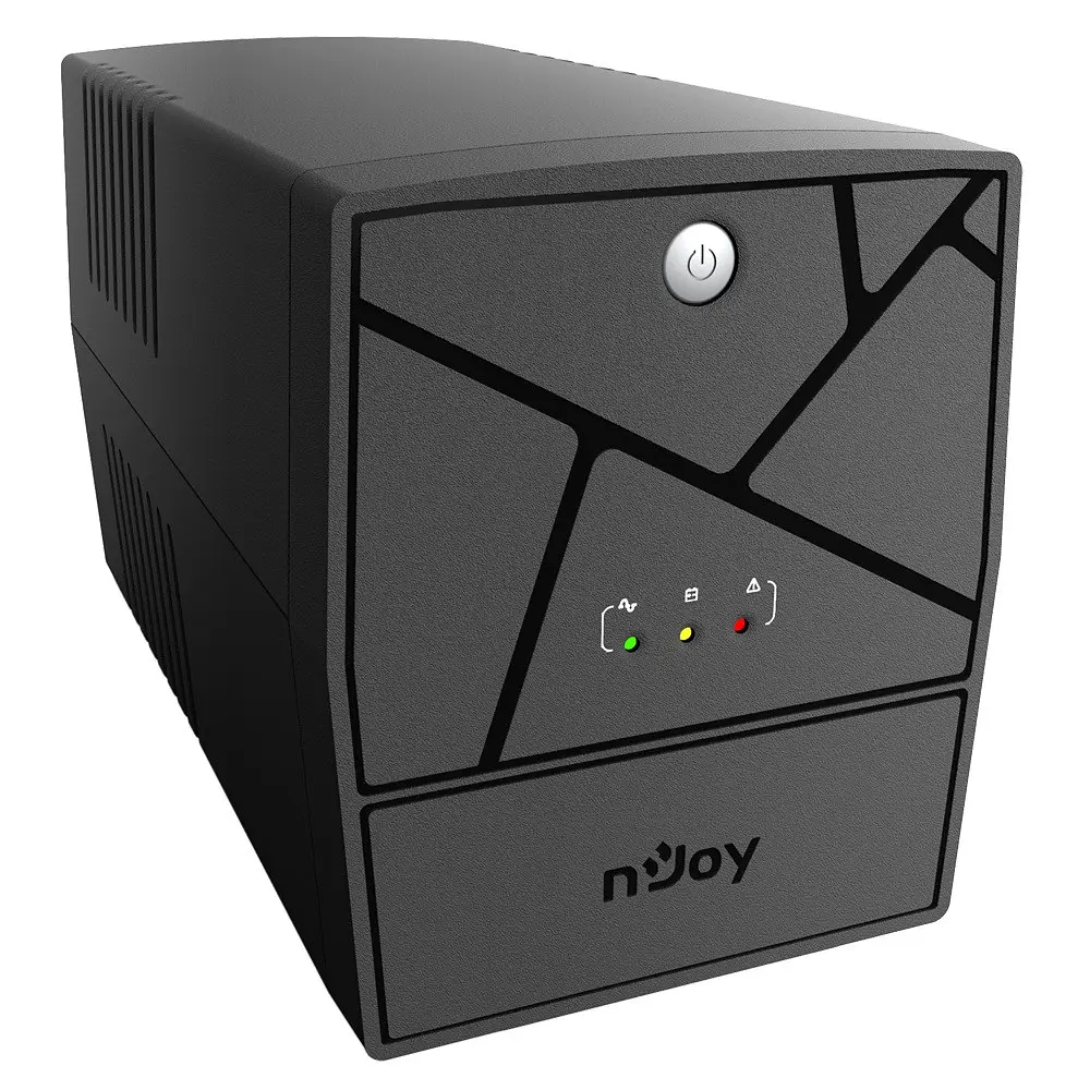 Джерело безперебійного живлення NJOY Keen 1500 (UPLI-LI150KE-CG01B) Lin.int., AVR, 4 x евро, пластик - фото 2