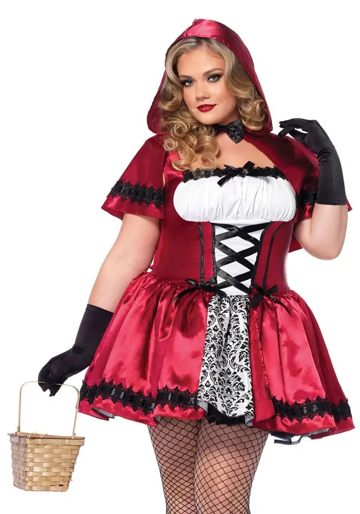 Эротический костюм Красной шапочки Leg Avenue Gothic Red Riding Hood, XL/XXL - фото 2