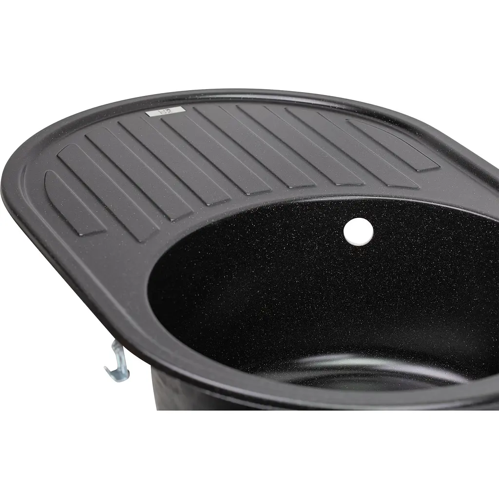 Кухонна мийка Lidz 780x500/200 BLM-14 чорний металік (LIDZBLM14780500200) - фото 3