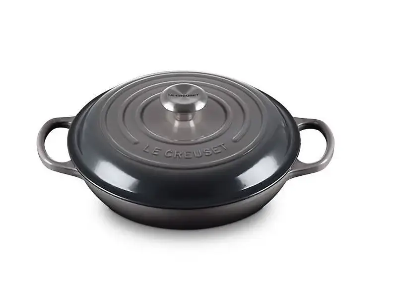 Каструля Le Creuset Modern Heritage Shallow Casserole 28 см Flint 21701284442430 - фото 2