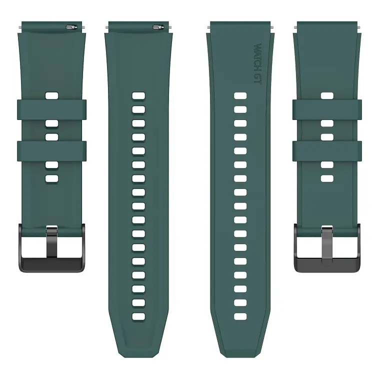 Ремінець GT для Nokia Steel Nokia Steel HR - темно-зелений ширина кріплення 20мм силікон Watchbands (W28-1WB39660066) - фото 3