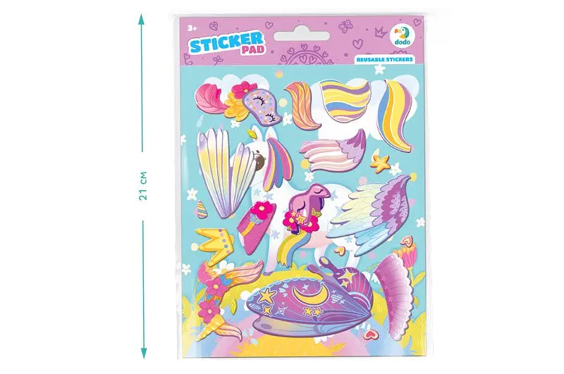 Ігровий набір зі стікерами Одноріжка Dodo 300860 Різнокольоровий shop (4823115911100) - фото 4