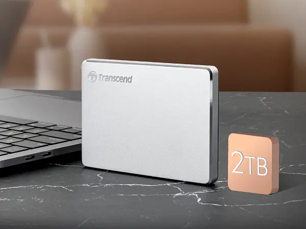 Портативний жорсткий диск Transcend StoreJet 25C3S 1TB USB 3.1 Type-C StoreJet 25C3S Silver - фото 3