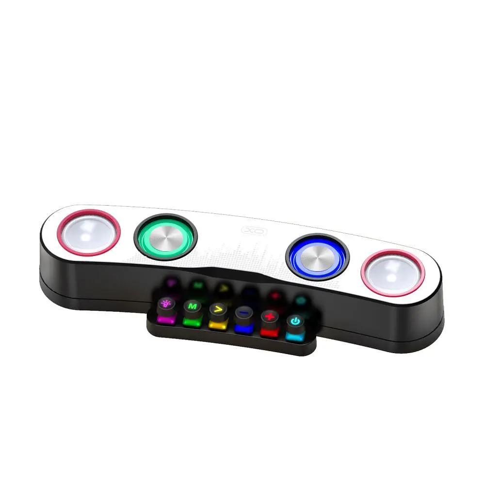 Портативная акустика XO F36 Bluetooth 7 цветов подсветки беспроводная - фото 4