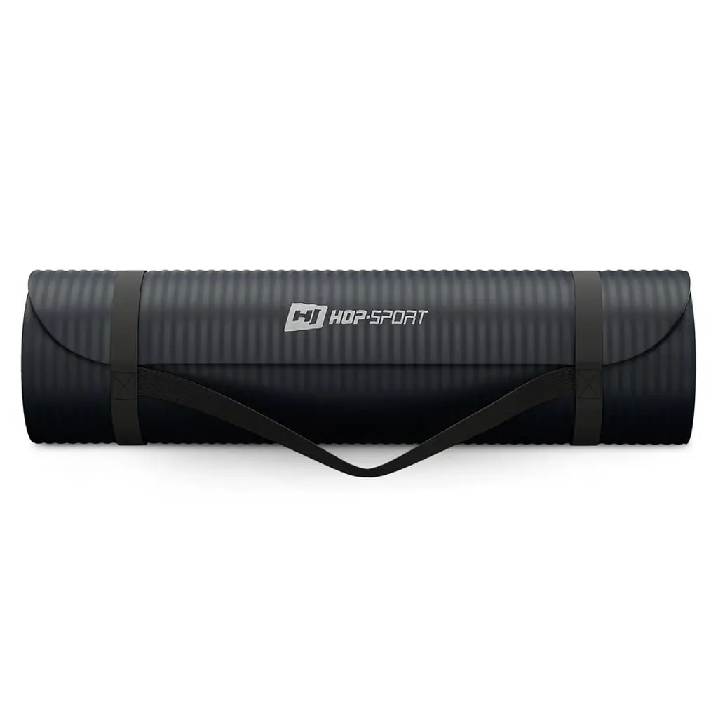 Коврик для йоги Hop-Sport HS-NB015GM NBR 1,5см чорний - фото 3