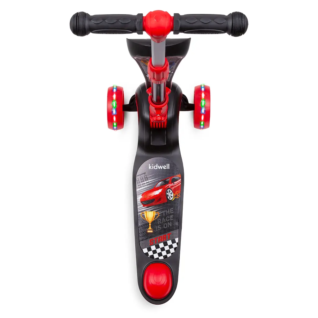 Детский самокат Kidwell Rimba Race 2 в 1 с седлом (5901130086214) - фото 2