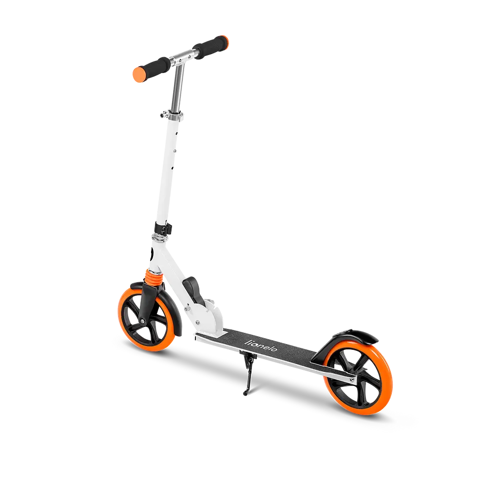 Детский самокат Lionelo Luca White Orange 35х88.5х82-97 см 000148551 - фото 5