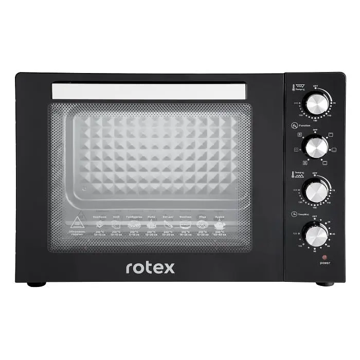 Электрическая печь Rotex ROT655-B2G EUROSTANDART - фото 2