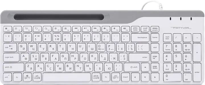 Клавіатура A4Tech Fstyler FK25 Ukr White - фото 4