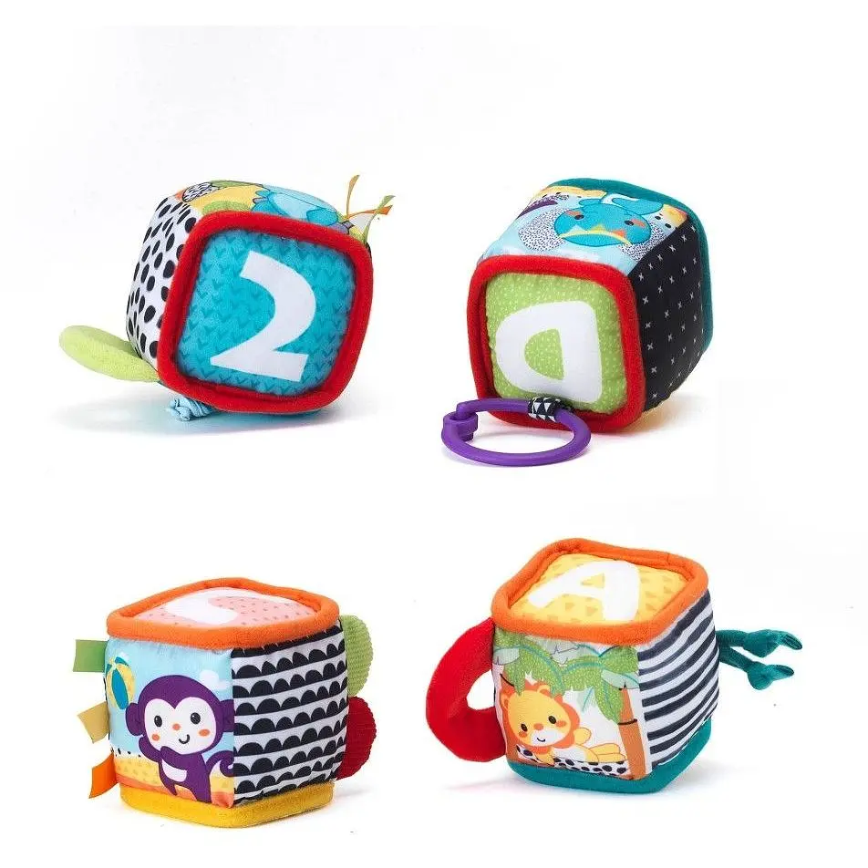 М'який кубик Infantino Звірята (306606) - фото 2